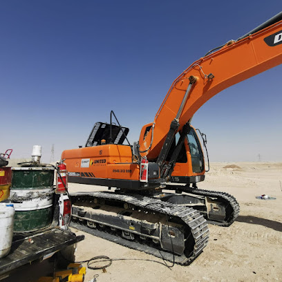 المتحدة للتأجير - ساحة المعدات - الجبيل - +966 54 631 3999